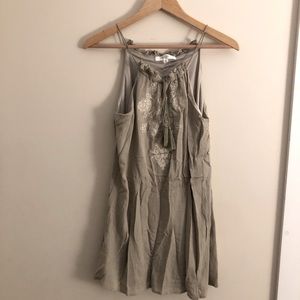 Sage green mini dress. Size small.Great for Summer